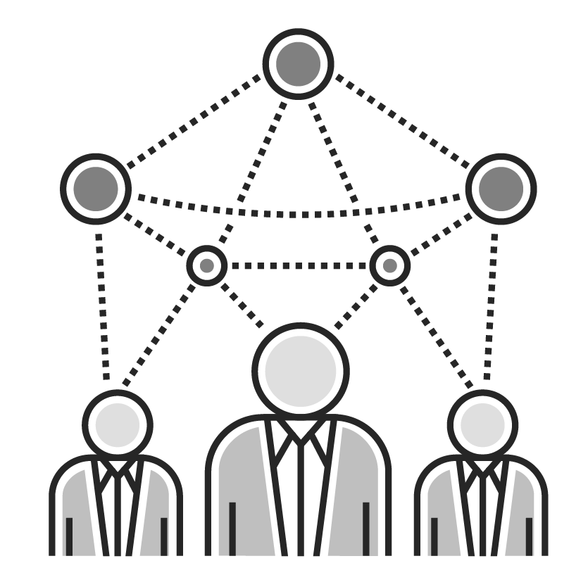 Icono para el servicio de redes y sistemas por Janus Management para empresas y empresarios